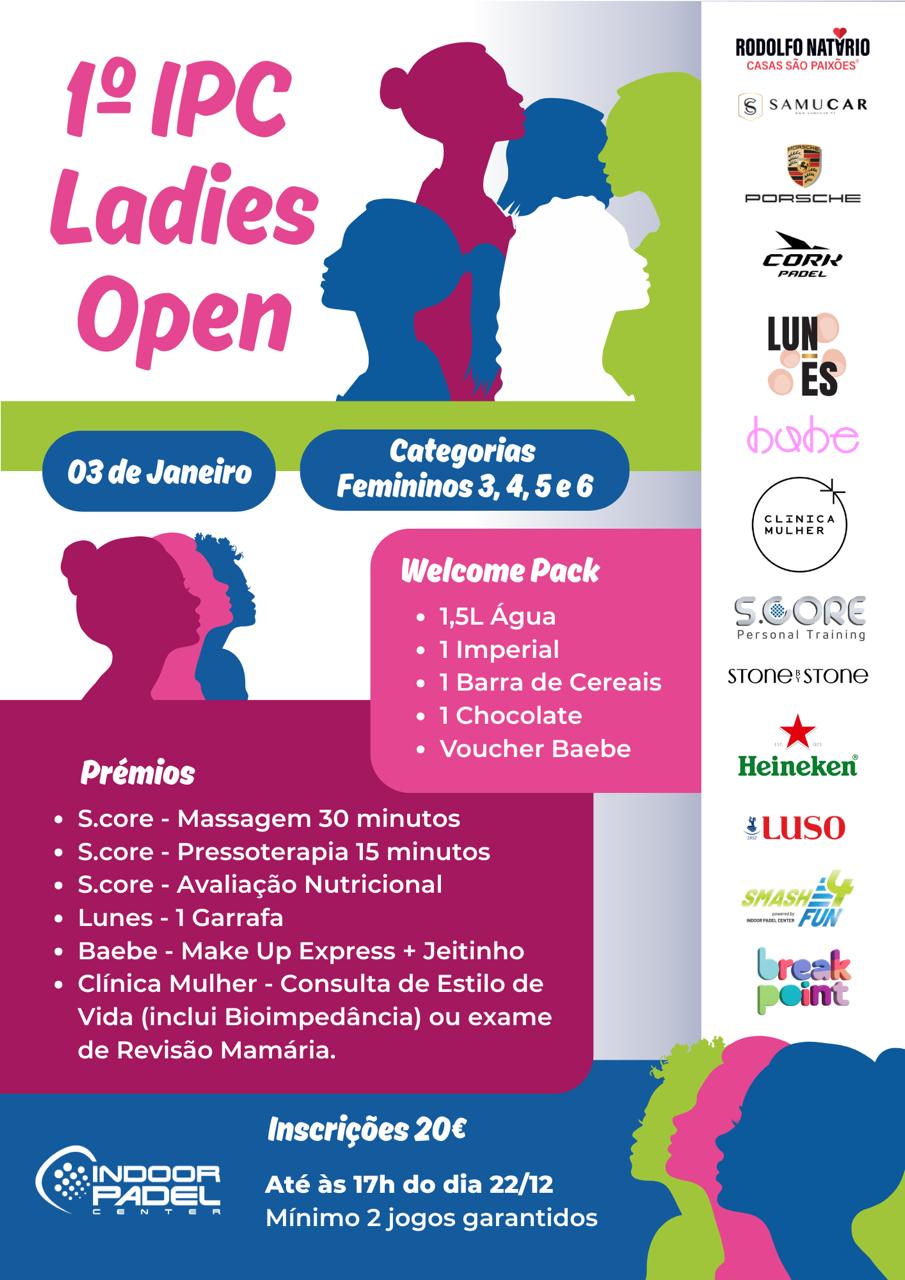 Poster Ladies Open 3/jan