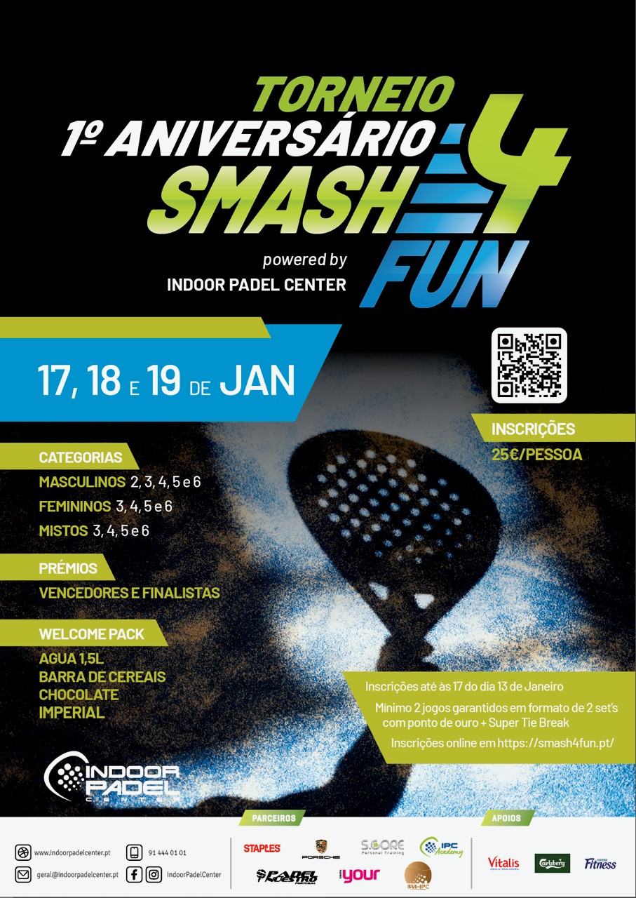 Poster 1º Aniversário Smash4Fun