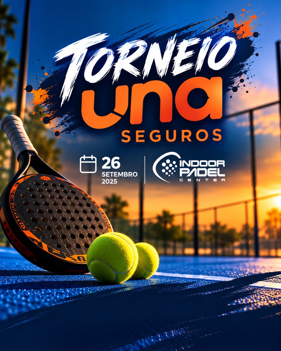 Poster Torneio UNA Seguros